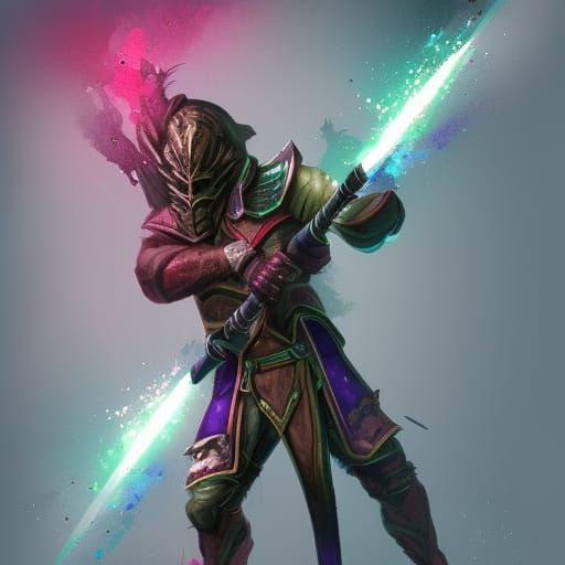 Hyperrealistic Axe Weapon Concept Art