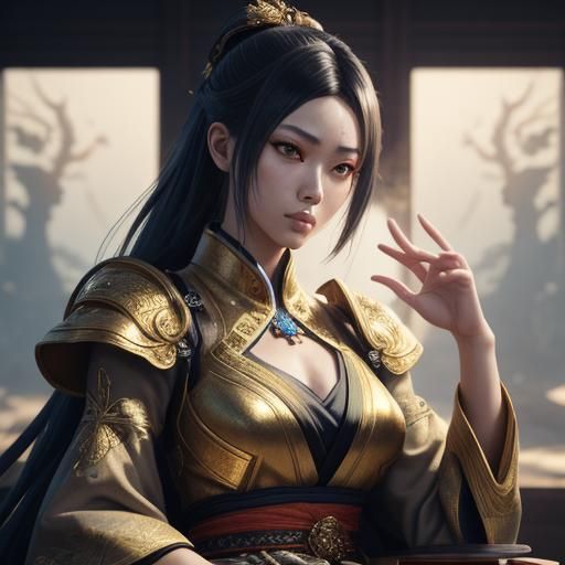 Anime VIP on Ethereal Throne in 3D