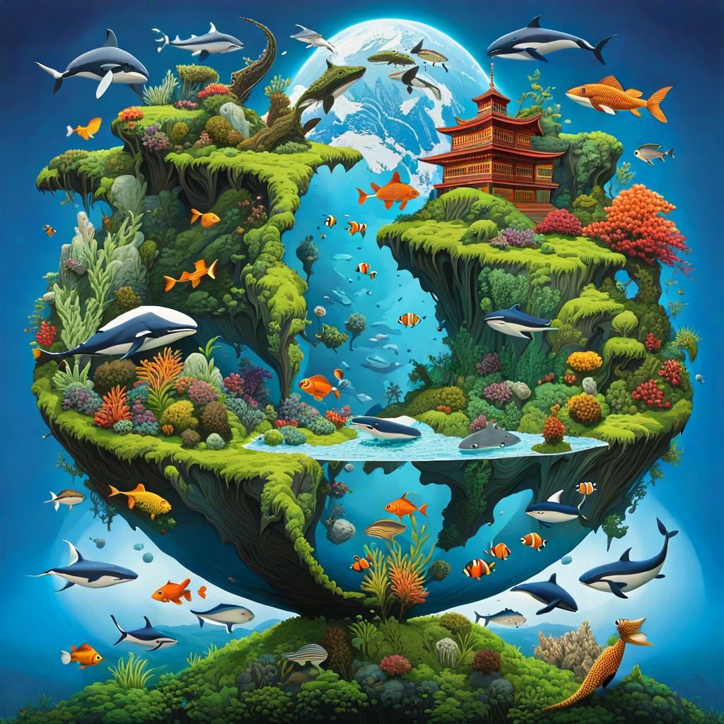 Biogeographical Map of Cryptids and Wildlife