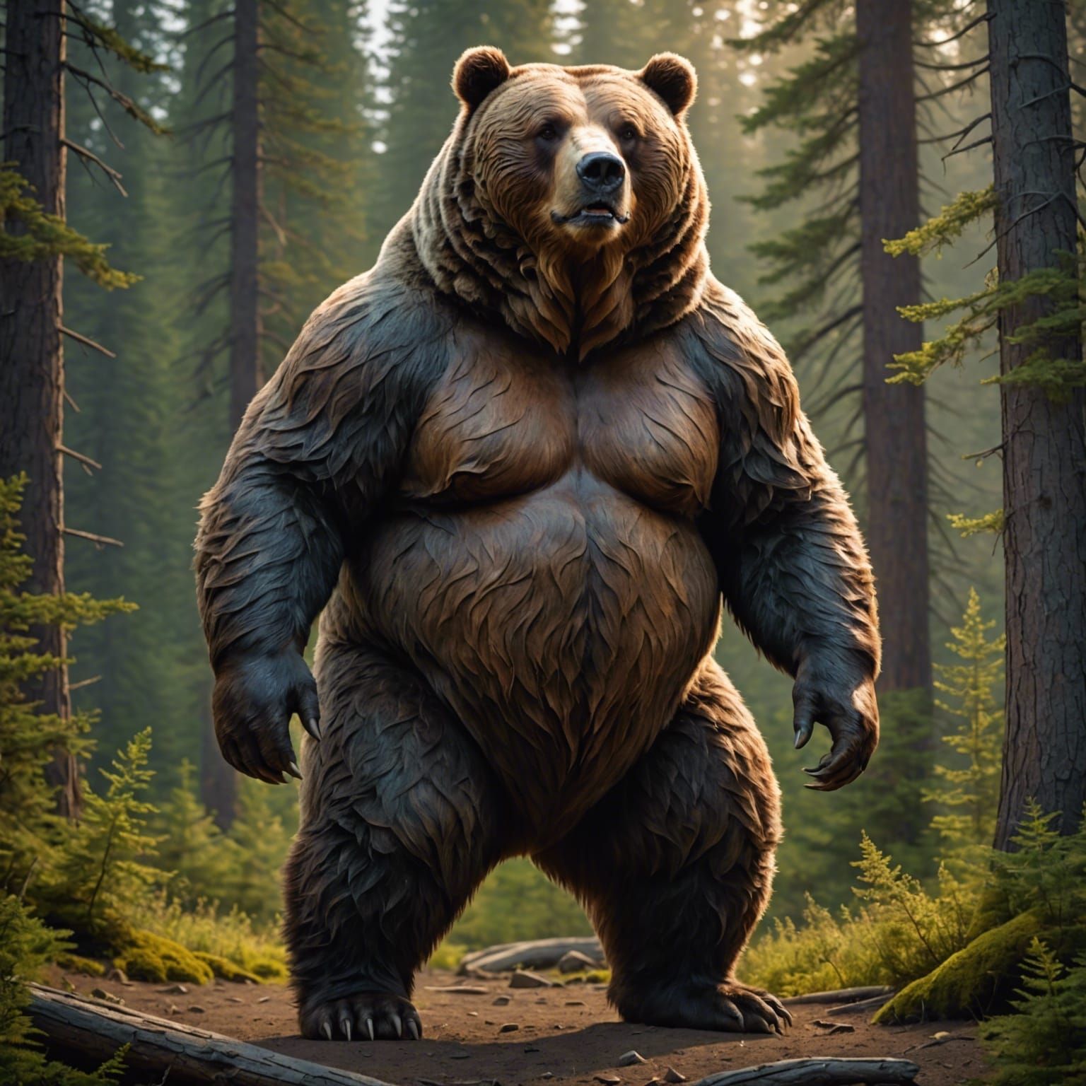 Grizzly Bear Day-Off in Mythic Forest