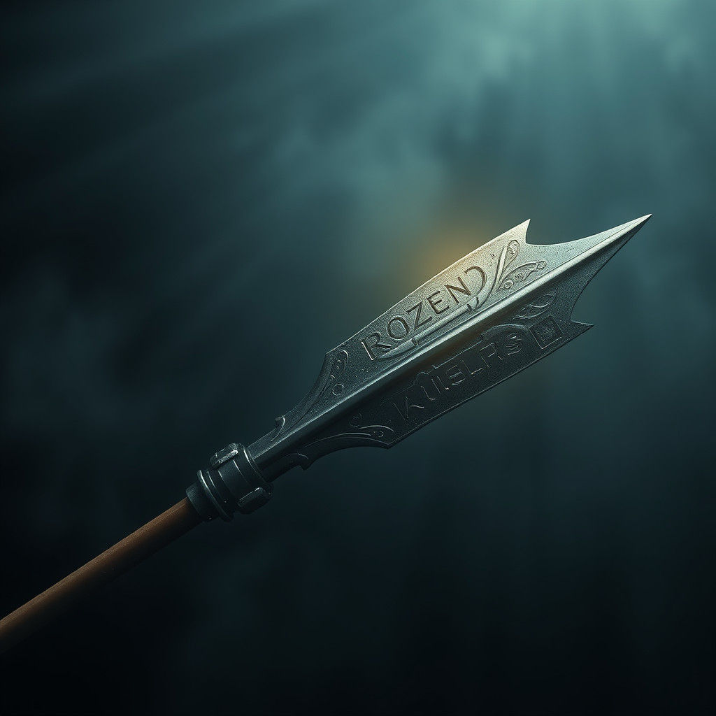 Ornate Poisoned Arrow in Cinematic Lighting
