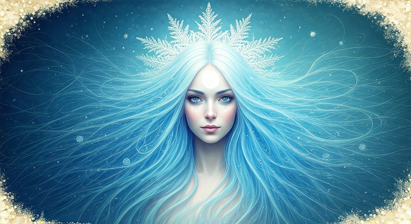 Ethereal Goddess in Celestial Wonderland