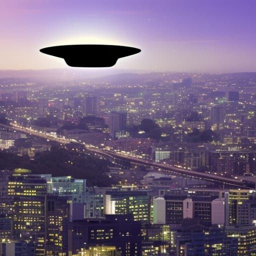 UFO Sightings: Unidentified Object Over City