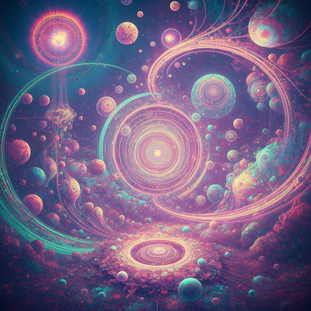 Psychedelic Dreamscape in Digital Art Style