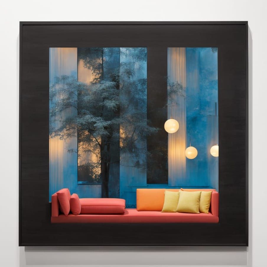 Abstract Interior in Soft Light