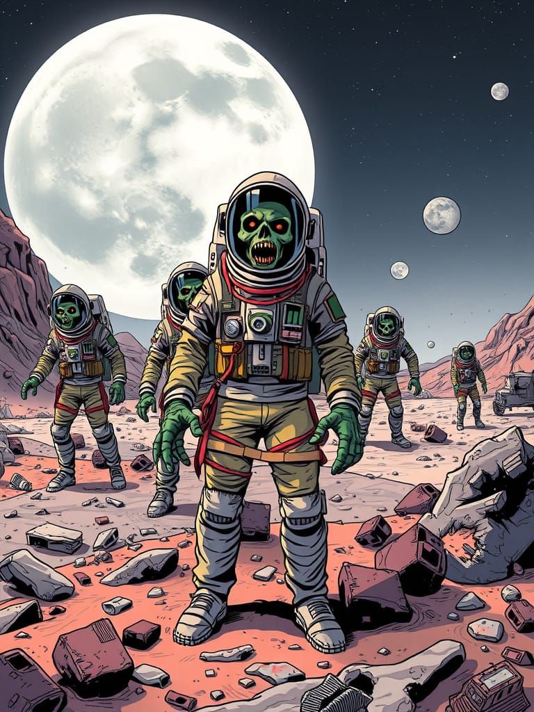 Inspired by the story "Night of the Lunar Dead" by Brad D. Sibbersen
