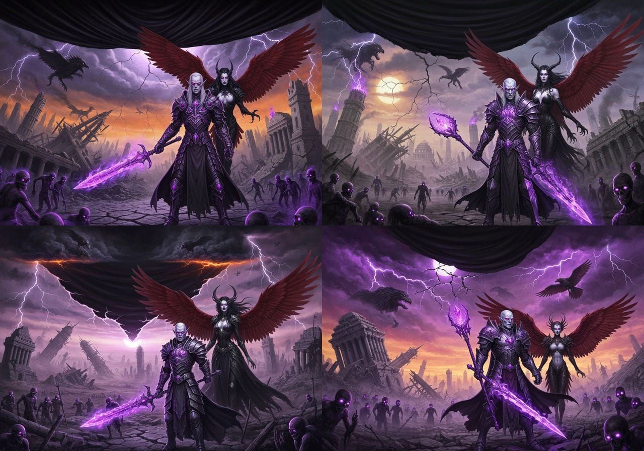 Apocalypse: World Cracks Under Violet Flames