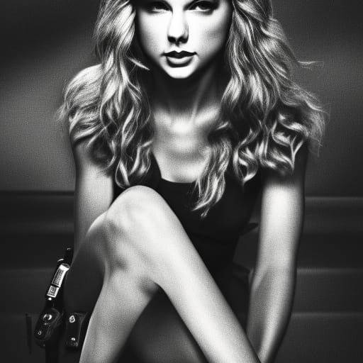Taylor Swift as Hyperrealistic Police Officer