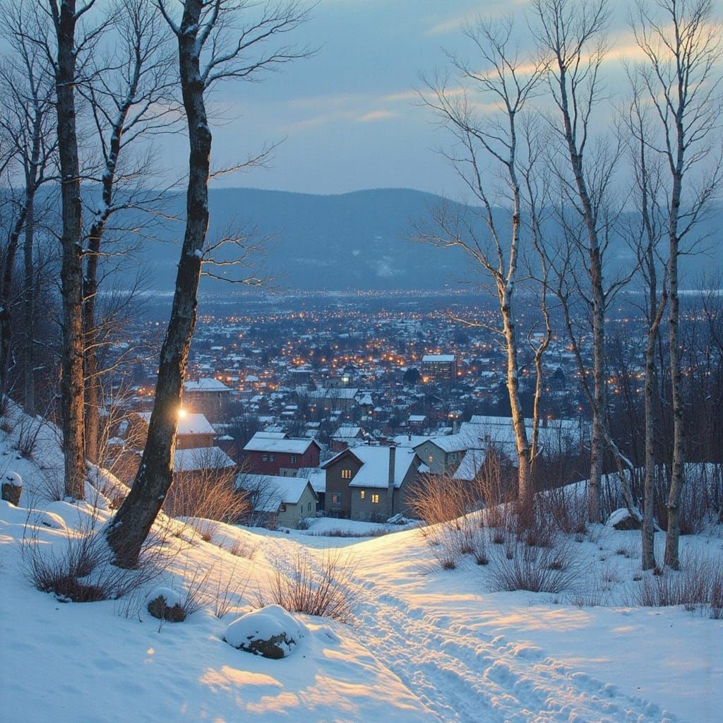 <lora:Virgulta:1.0>snowy town