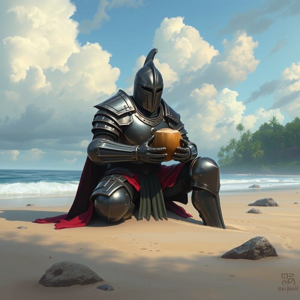 Knight in Tropical Armor