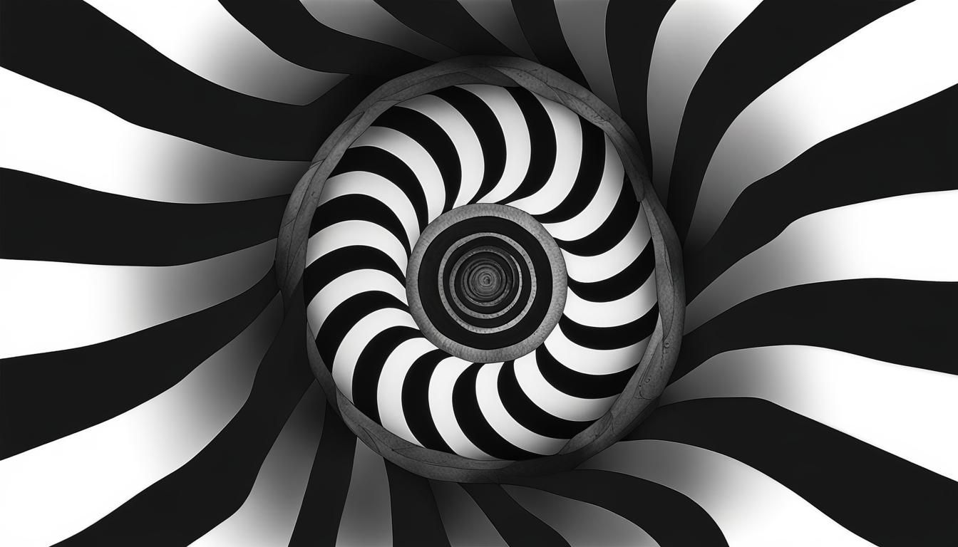 Hopi Woman with Star Wars Hairstyle, Vintage Portrait