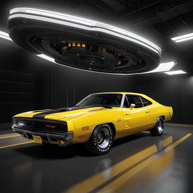 1973 Dodge Charger Transforms into Spaceship
