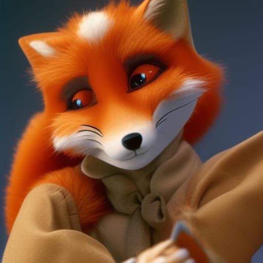 Fox Puppet in Rankin/Bass Animagic Style