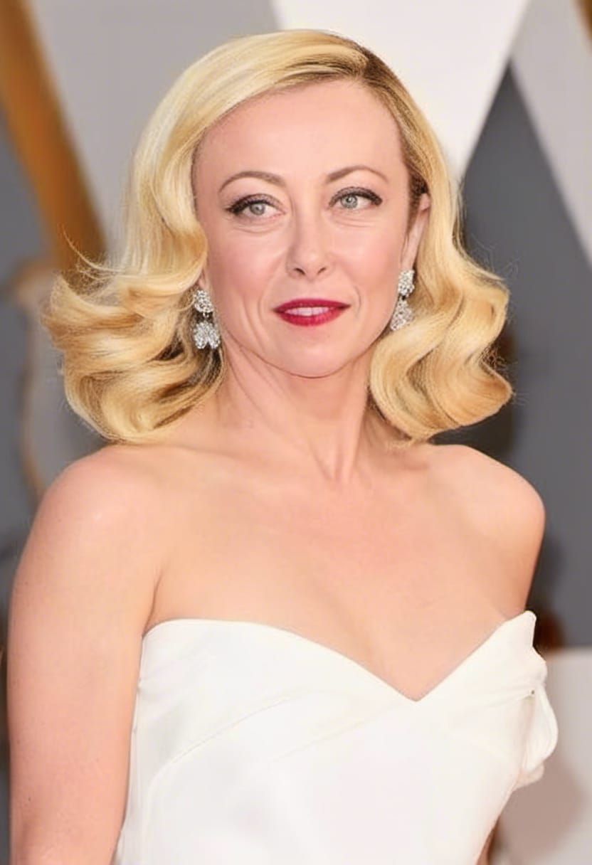 Elegant Woman in Modern Art Nouveau Style