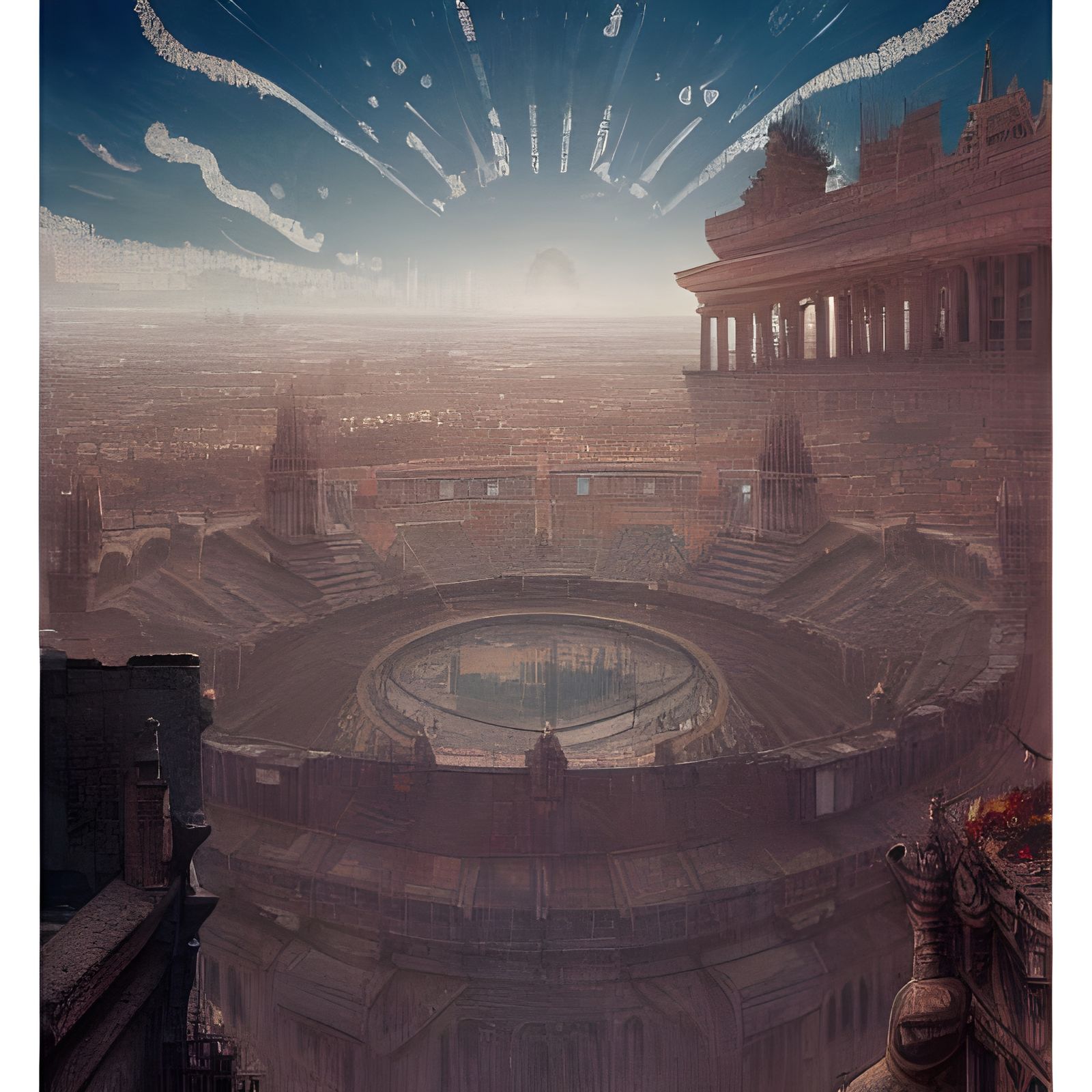 Detailed Matte Painting of the Grand Coliseum