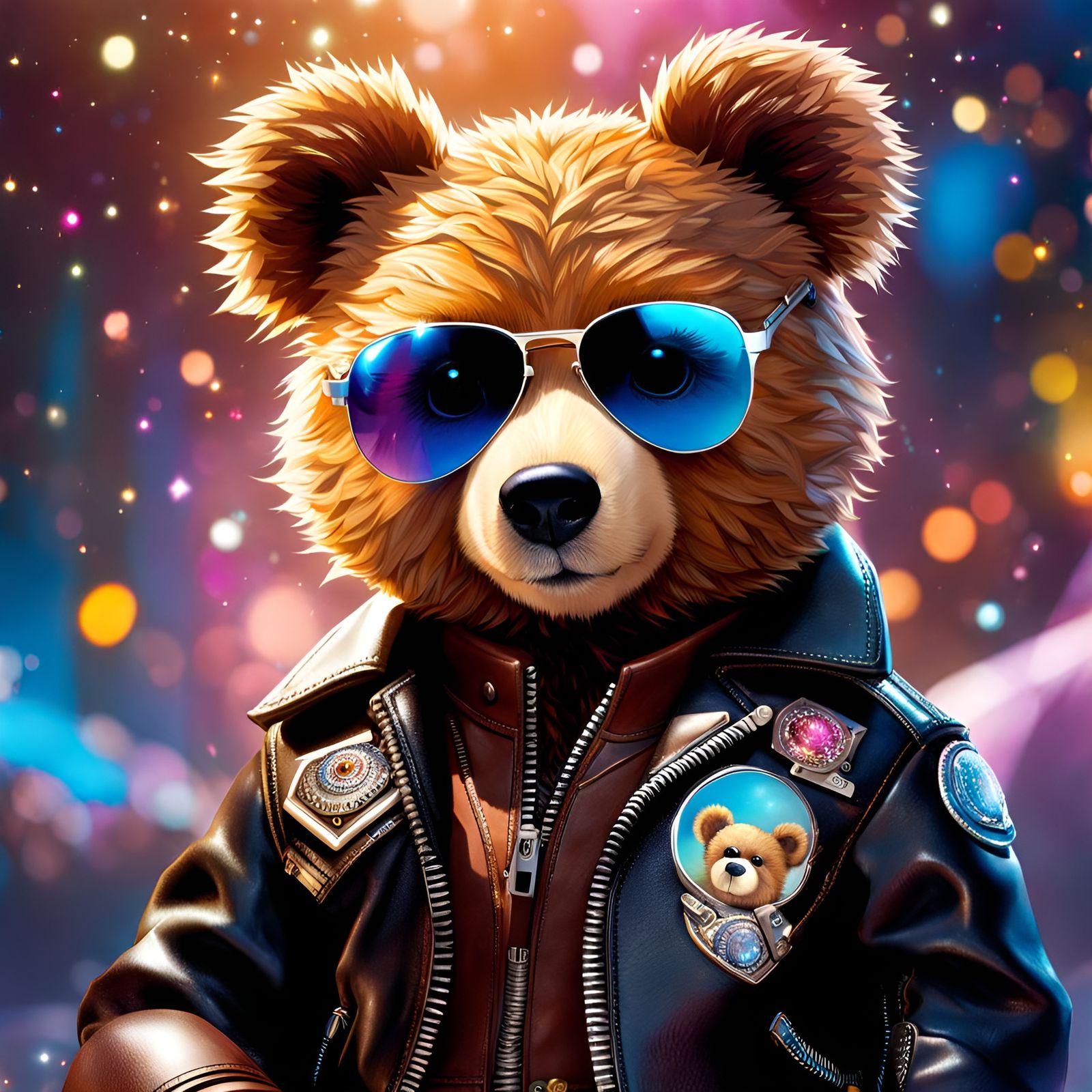 Teddy Bear Portrait in CG Society Style