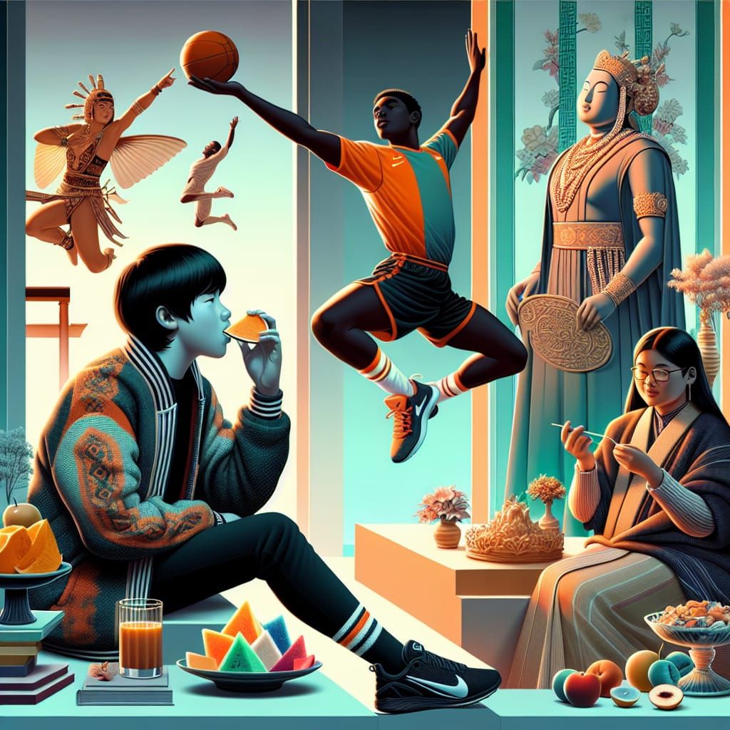 Japanese 1960s Art: Youth, Athlete, and Jade