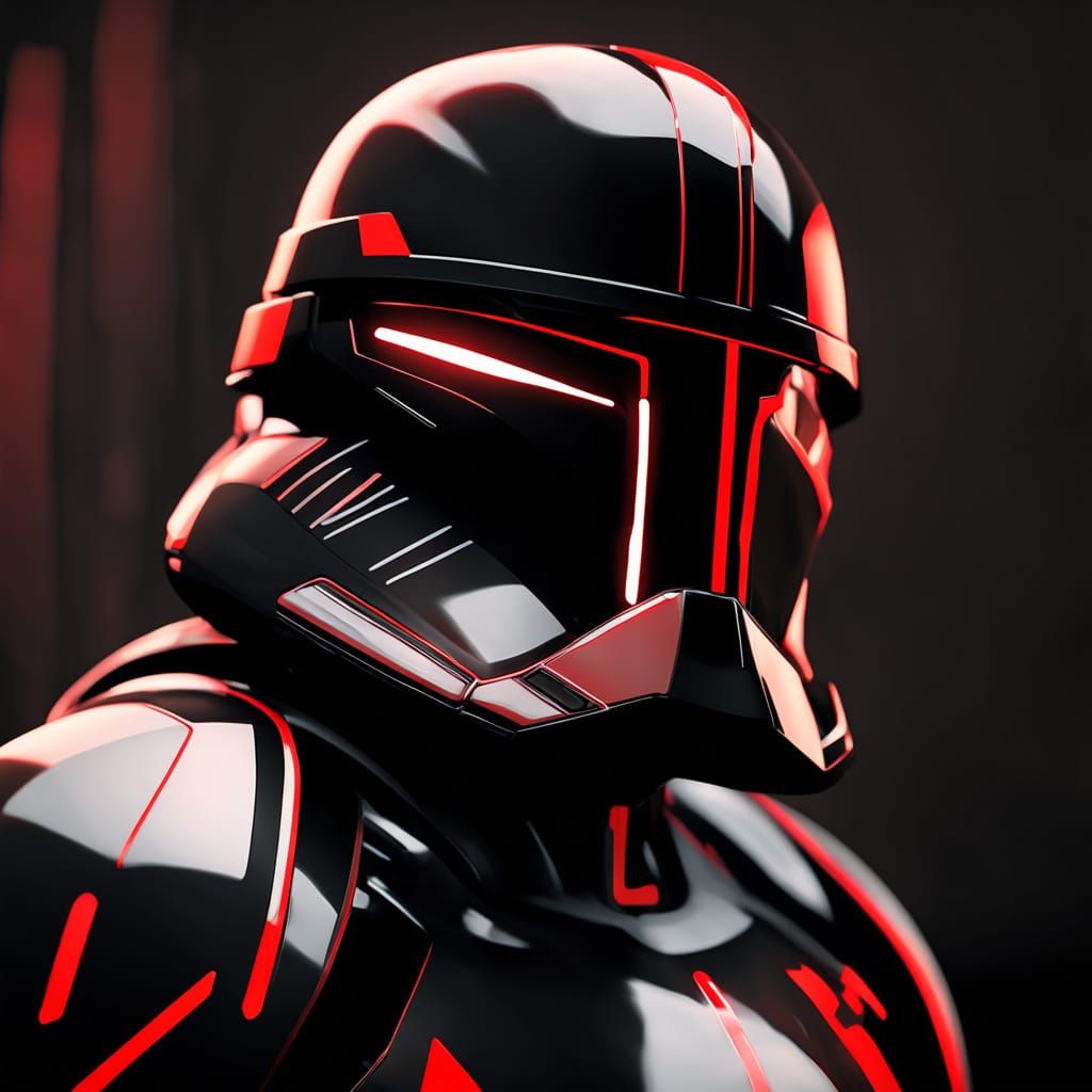 Special Ops Clone Trooper Helmet in Science Fiction Style