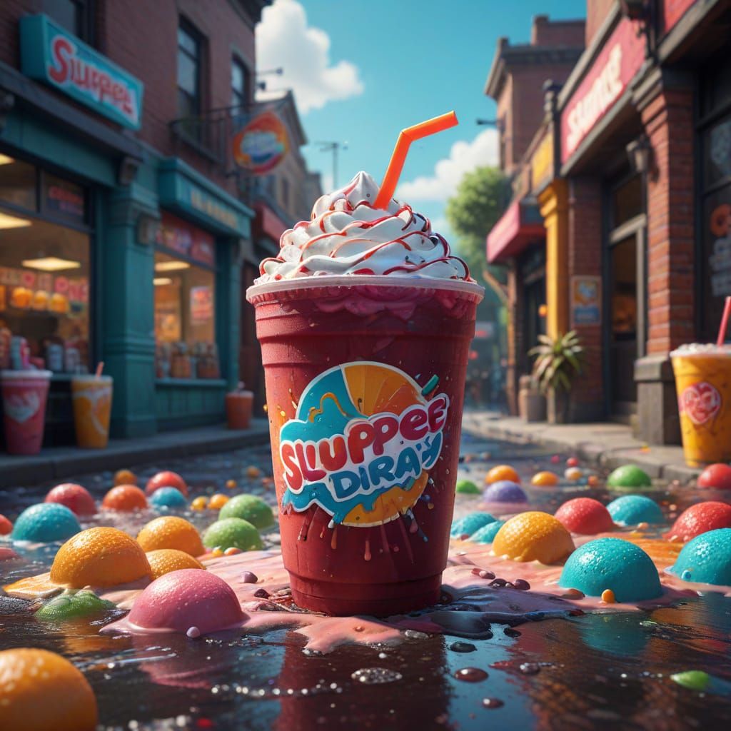 National Free Slurpee Day Matte Painting