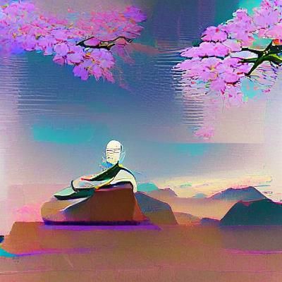 Minimalist Zen Garden Art