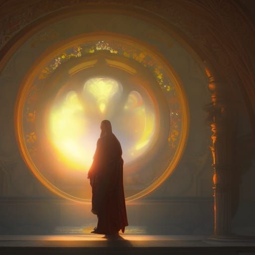 Rosary Prayer at Miracle Sunrise, Trending Art