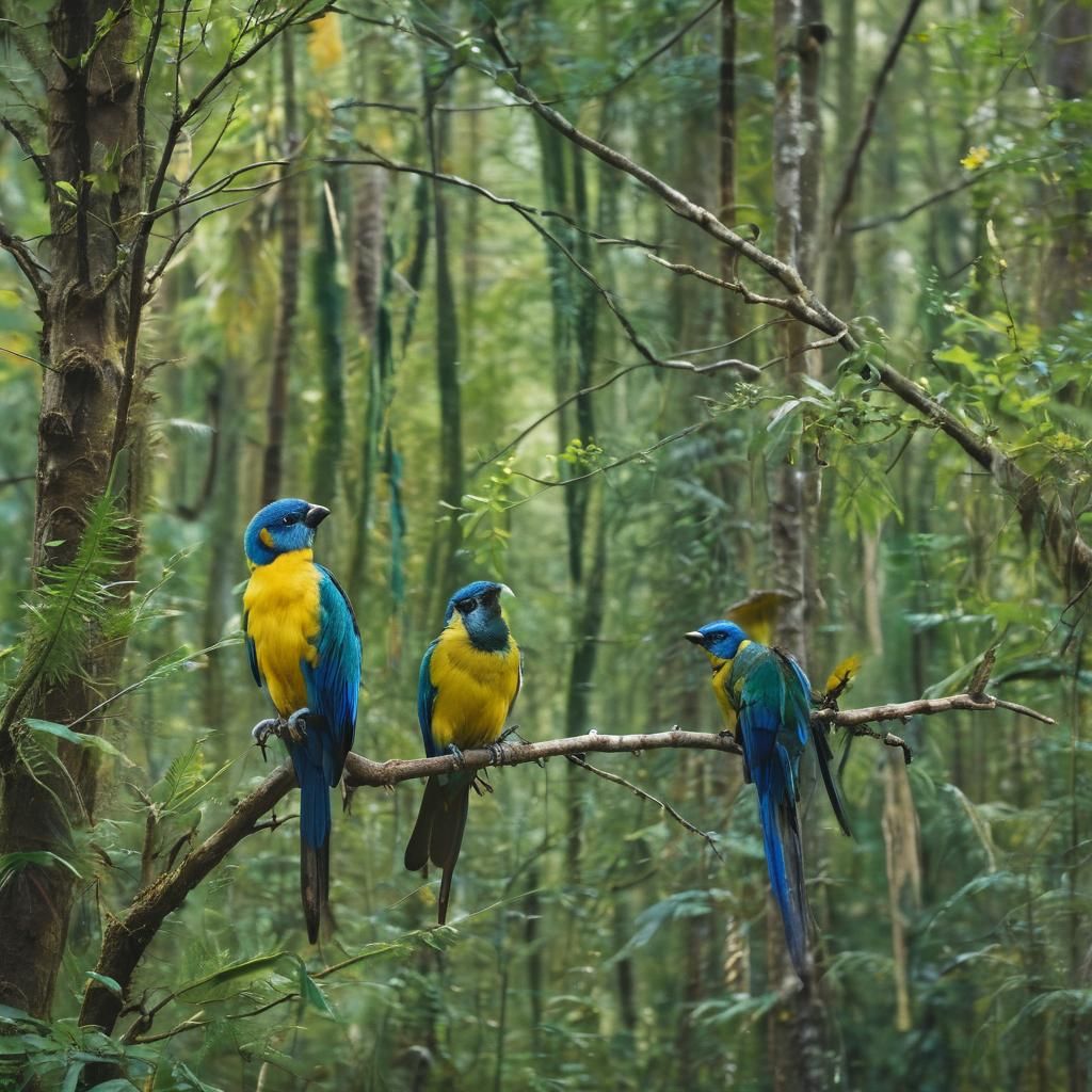Birds in Forest: Vibrant Wildlife Photography