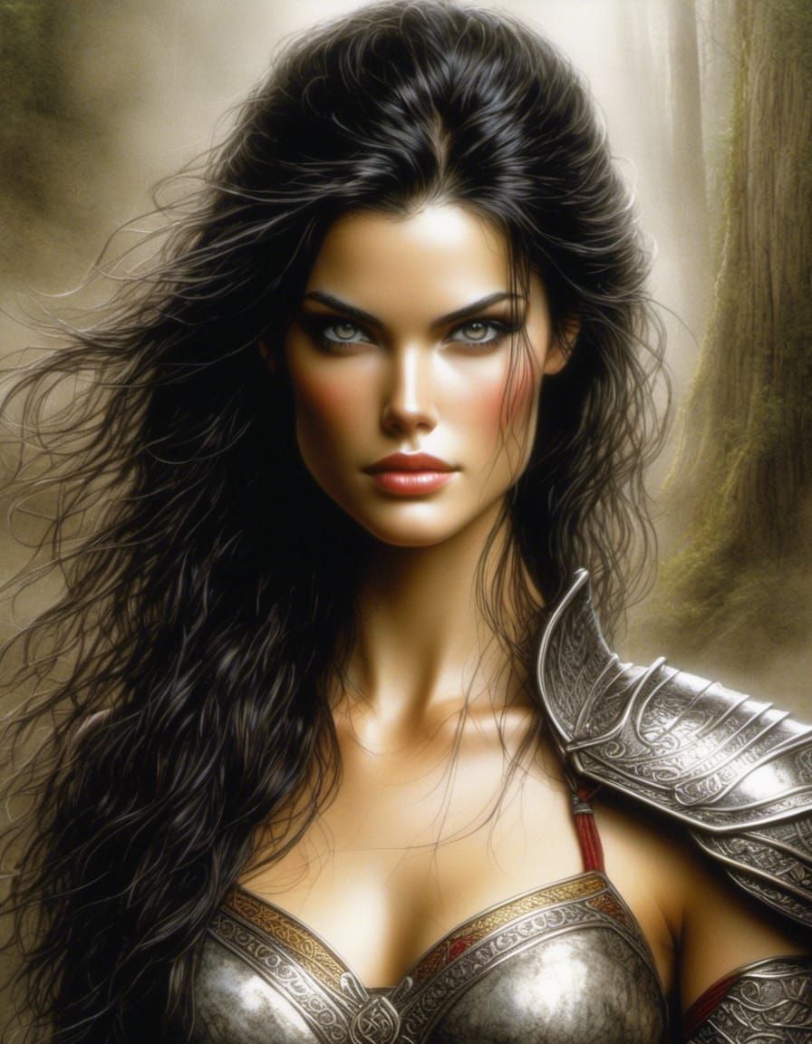 Detailed Portrait of Jaimie Alexander as Lady Sif