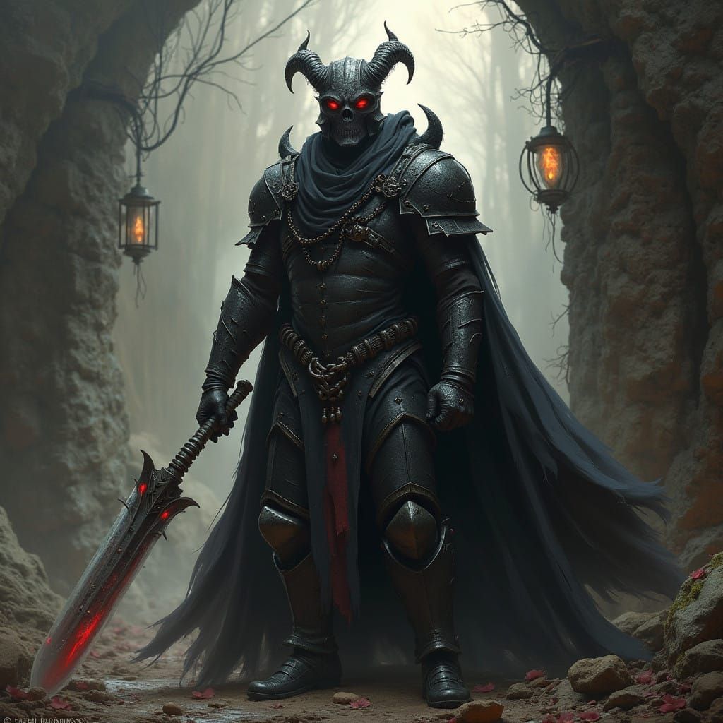 Dark Fantasy Artwork in Grimdark Style