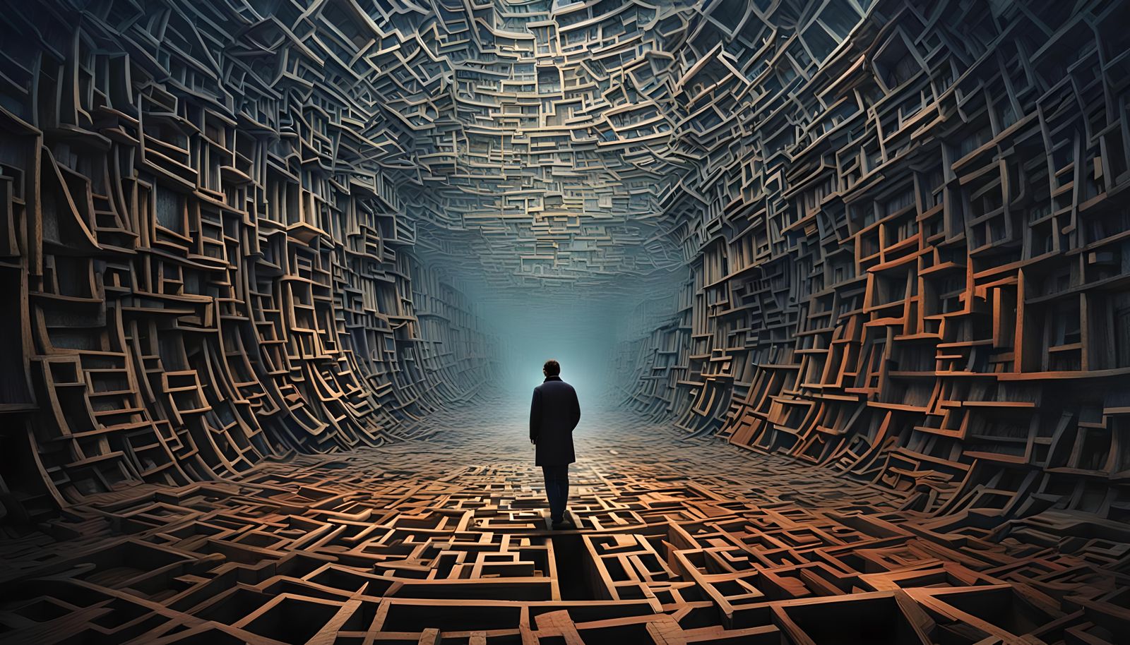 Fractured Mind: A Hyperrealistic Concept Art