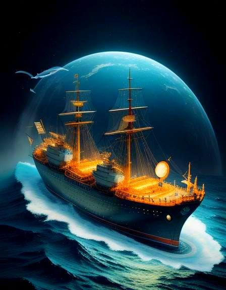 Whimsical Storybook Odyssey: Visions of Ocean and Underwater...