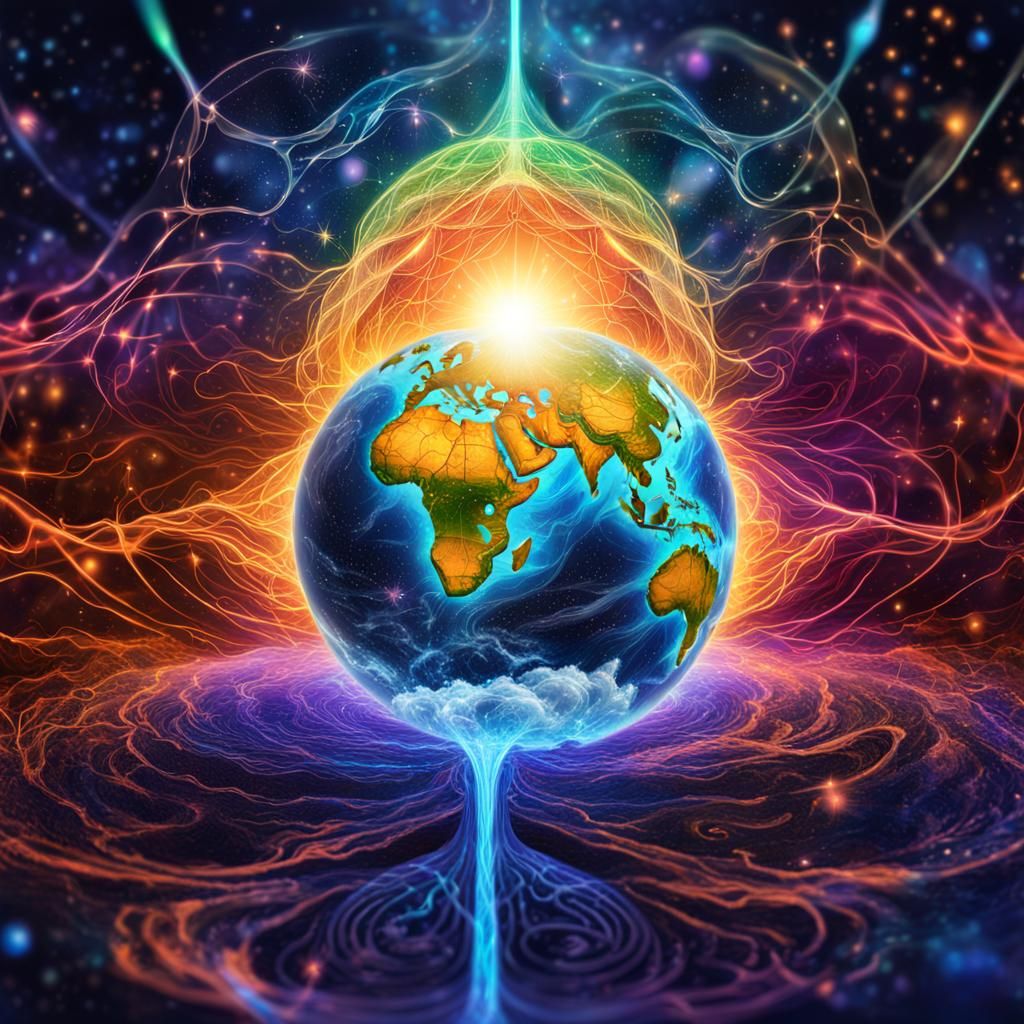 Vibrant Energy Flows Through Earth's Magnetic Field