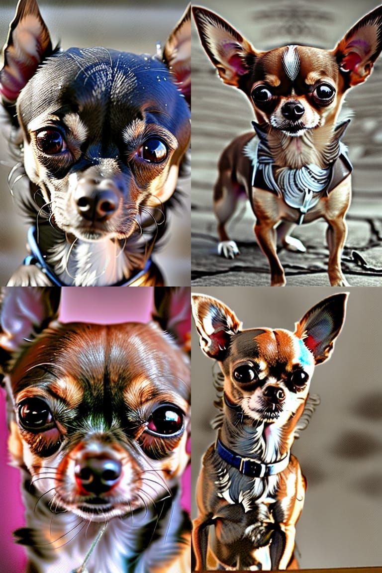 Close-up Portrait of a Chihuahua