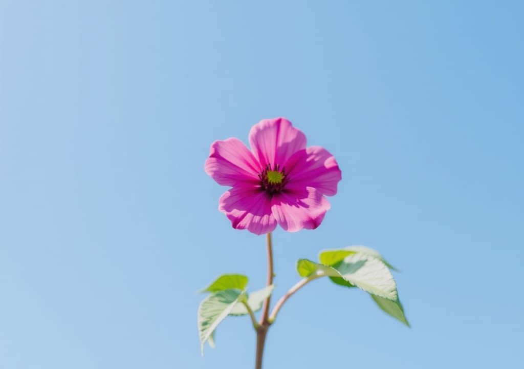 Abstract Pink Flower Digital Art