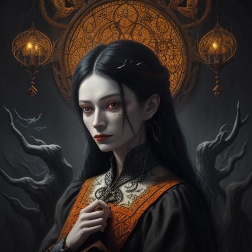 Surreal Wooden Vampire in Doctor's Office