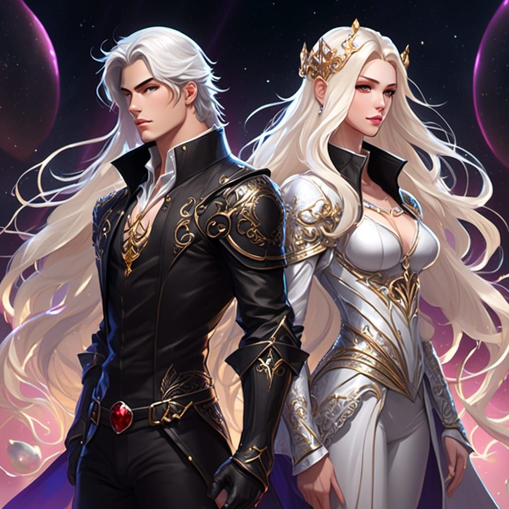 Two Princes: A Dark Fantasy Concept Art