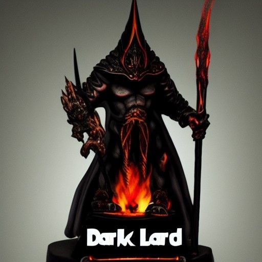 Menacing Dark Lord in Shadows