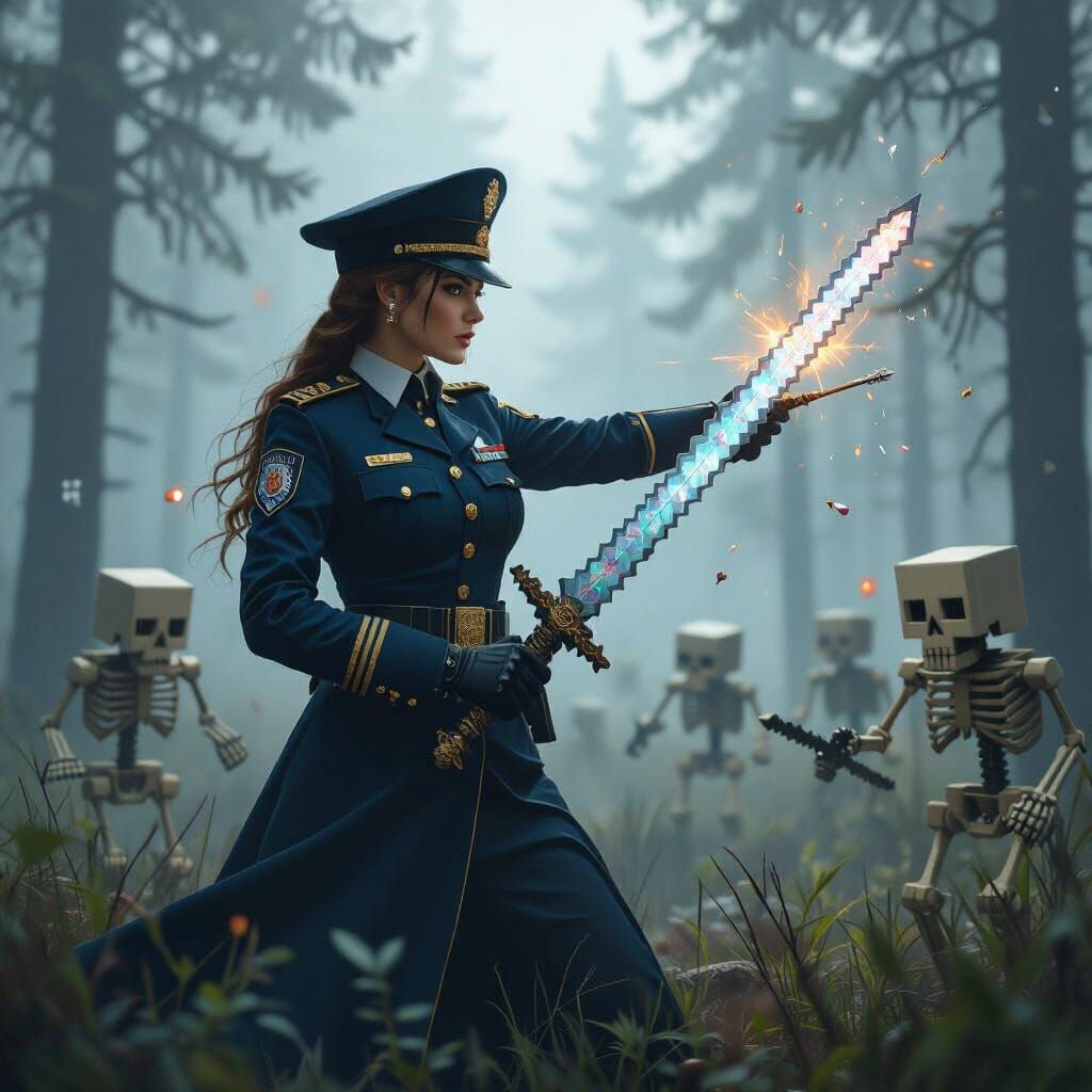 Swedish Police Officer Battles Skeletons in Taiga Forest