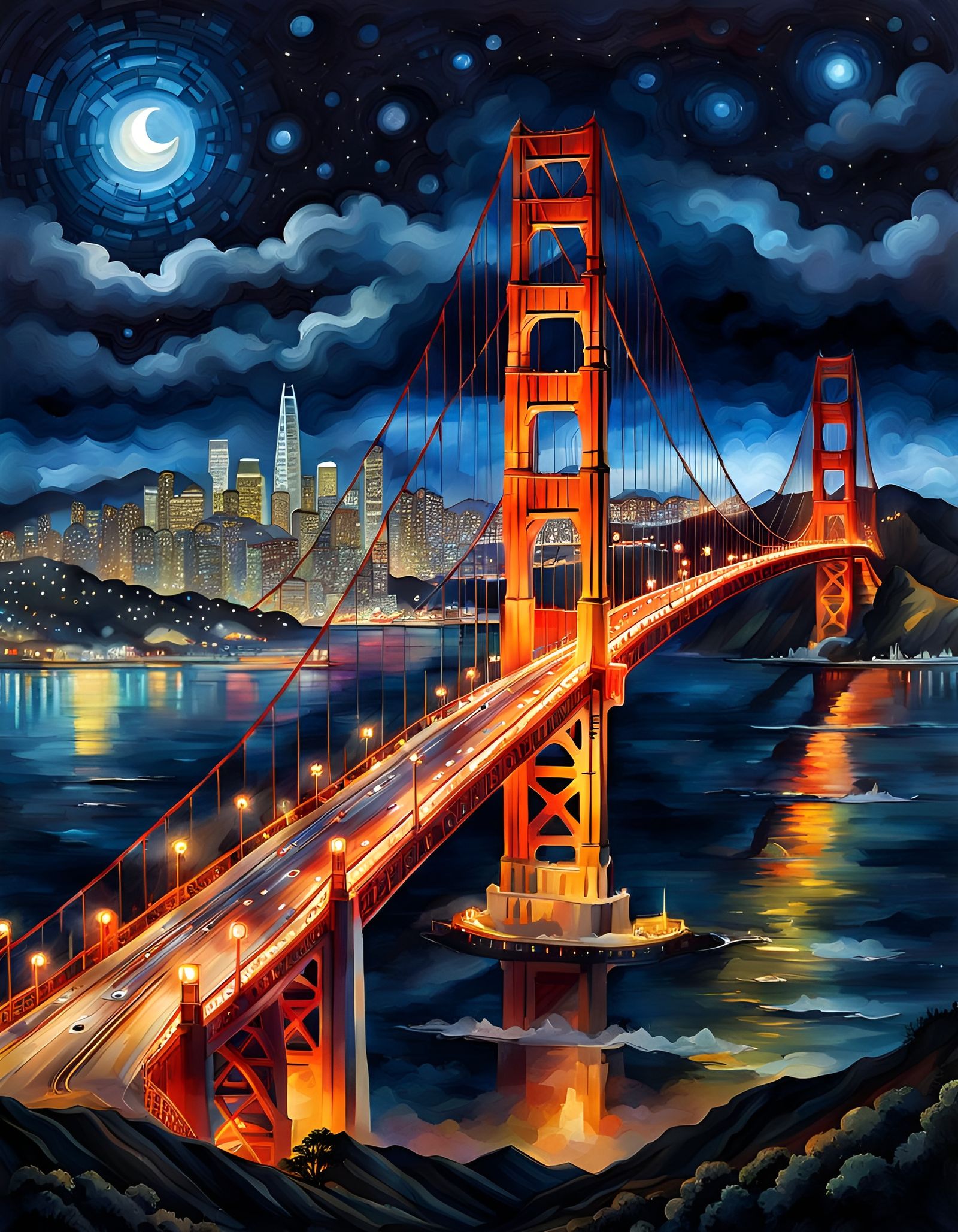 San Francisco and the Golden Gate Bridge