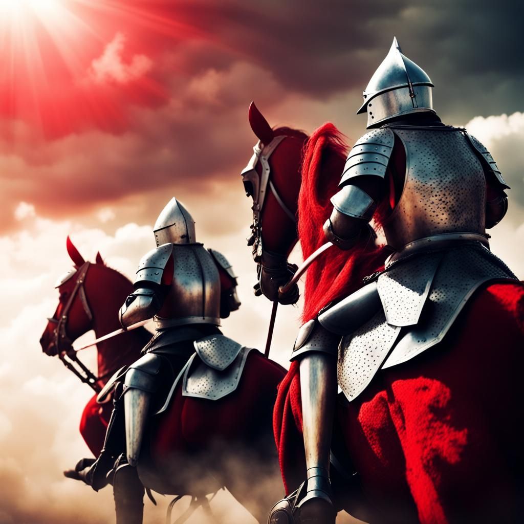 Medieval Knights Clash in Bloody Close Quarters Combat