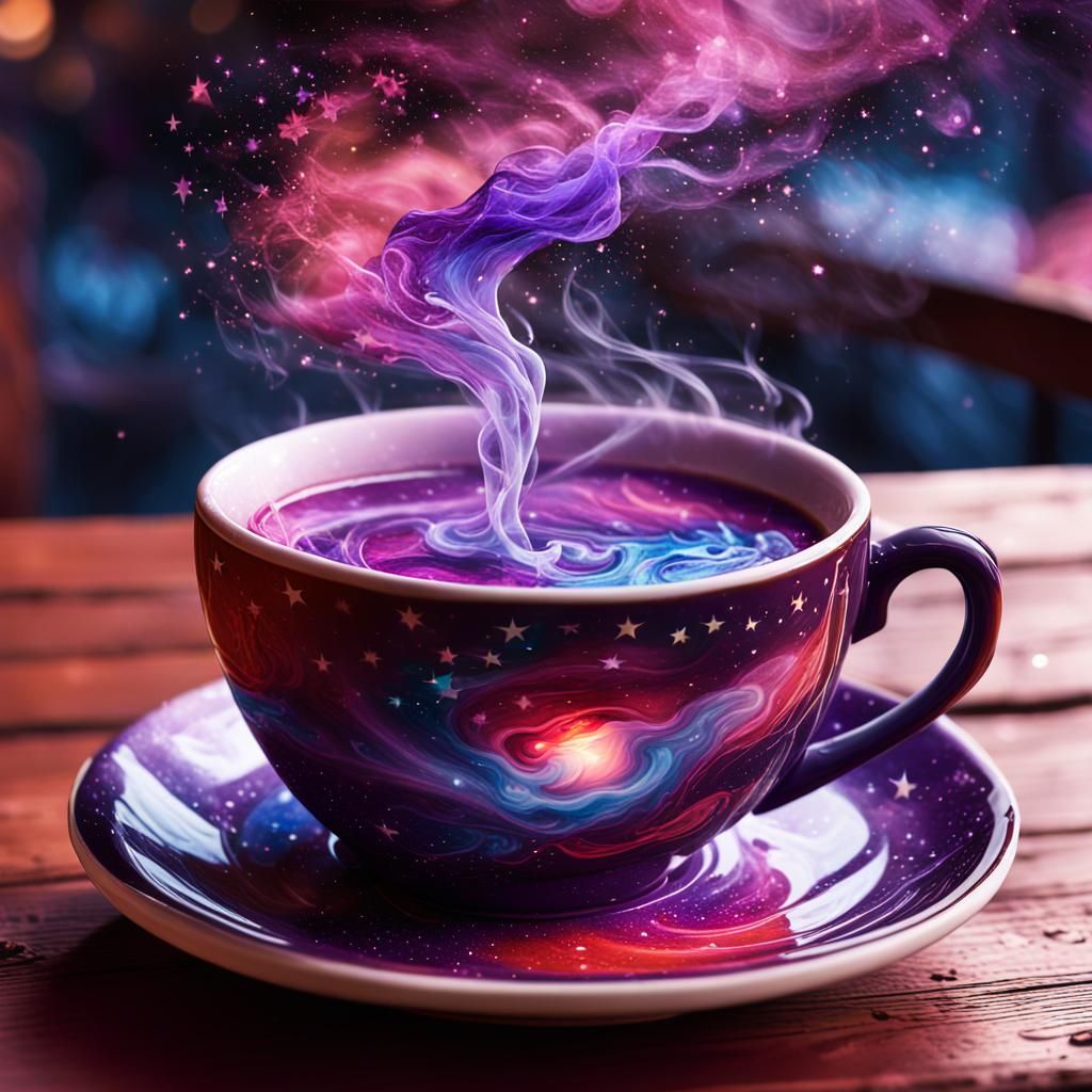 Teacup Galaxy: Hyperdetailed Concept Art