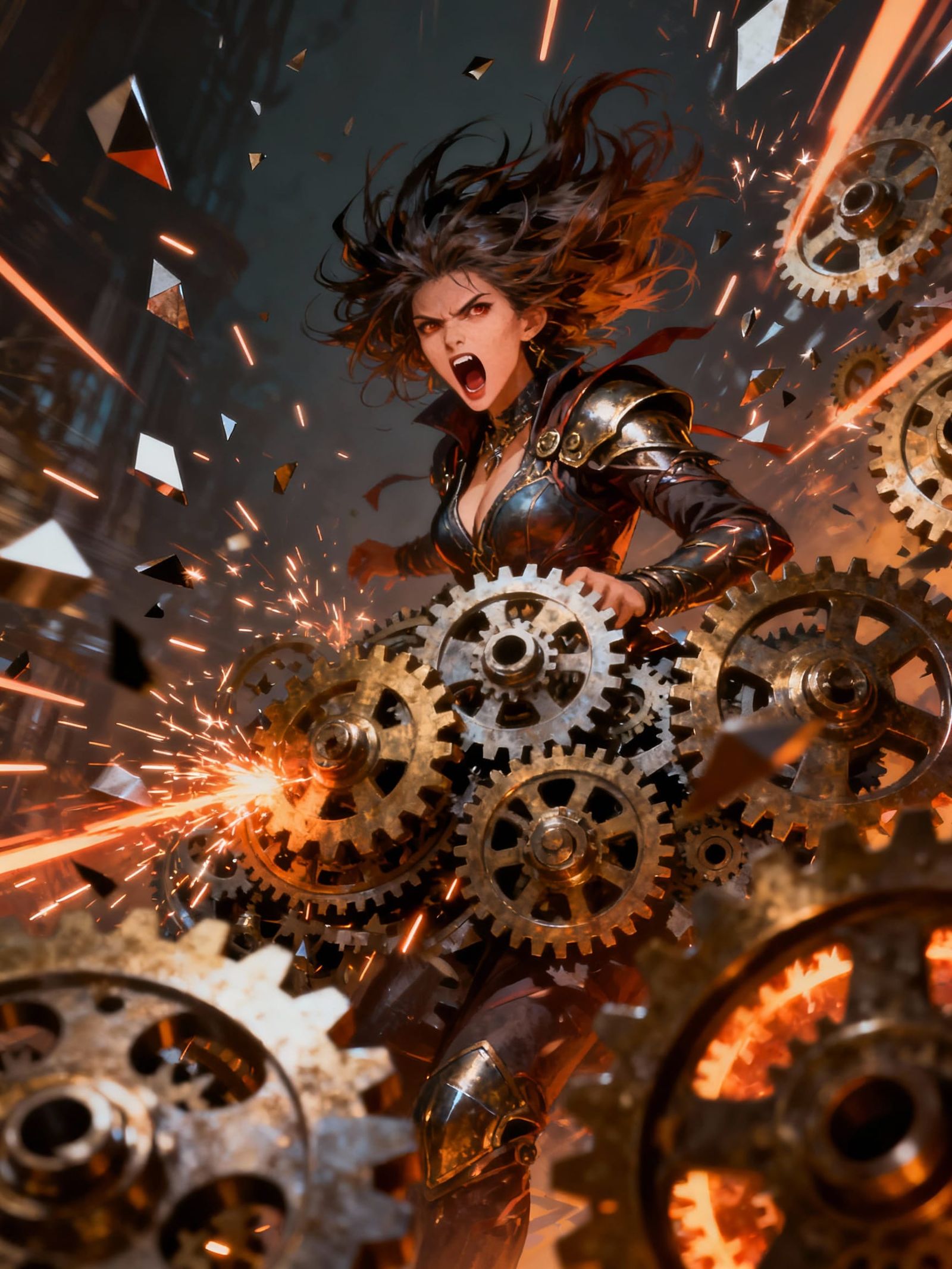 Tockira shouts, her voice sharp against the hum of gears. Ge...