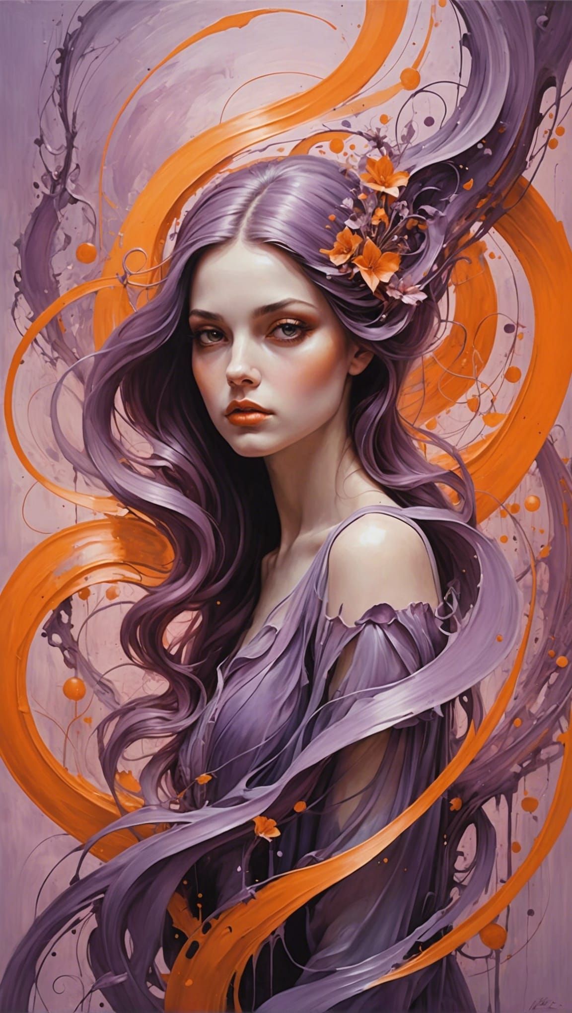 Abstract Surreal Art: Twistyshore Miretar Landscape