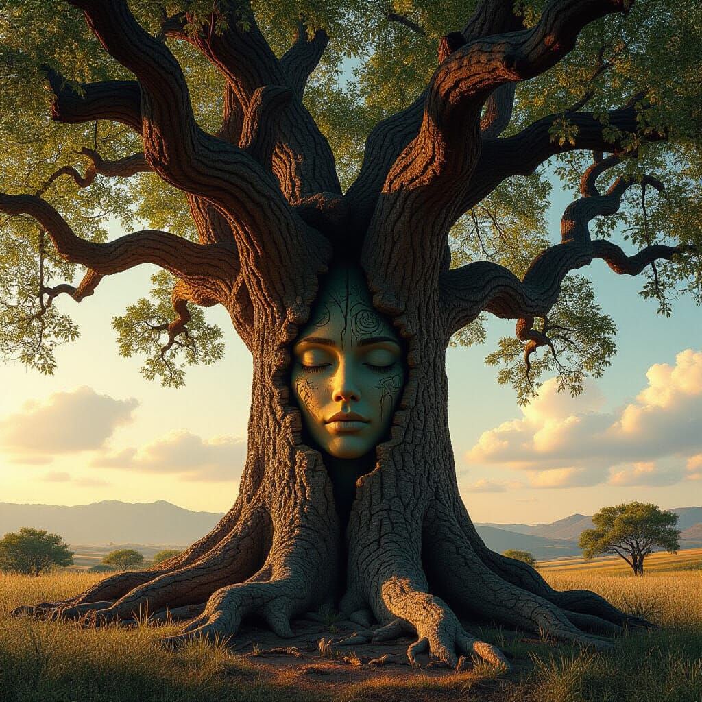 Tree with Faces, Cinematic Film Still
