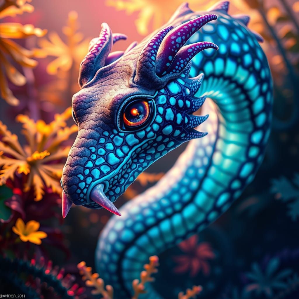 Otherworldly Dragon-Like Alien Eel Evolves on Exoplanet