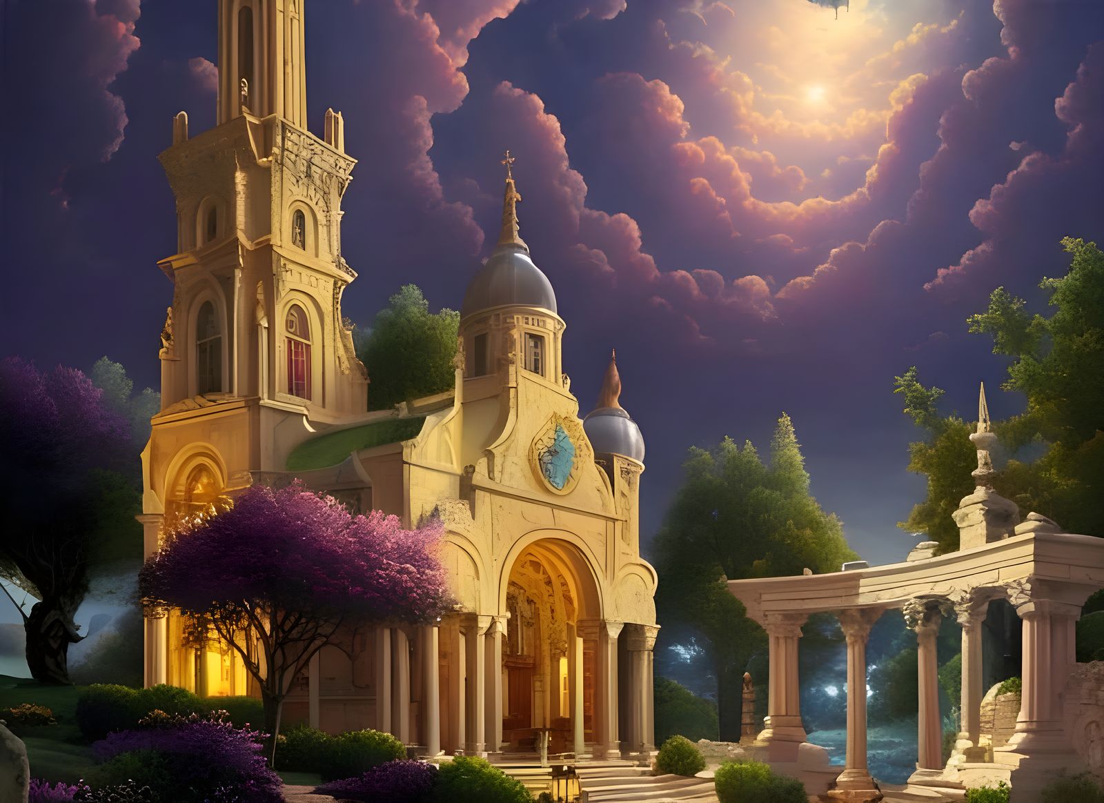 Beautiful Church in the French countryside #1.4