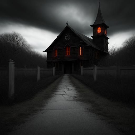 Ominous Abstract Scene