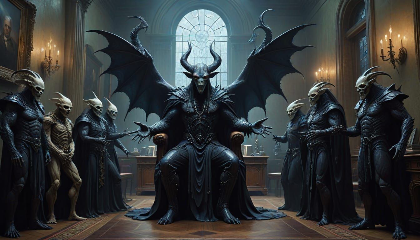 THE EVIL VOODOO PRIEST IN THE OVAL OFFICE