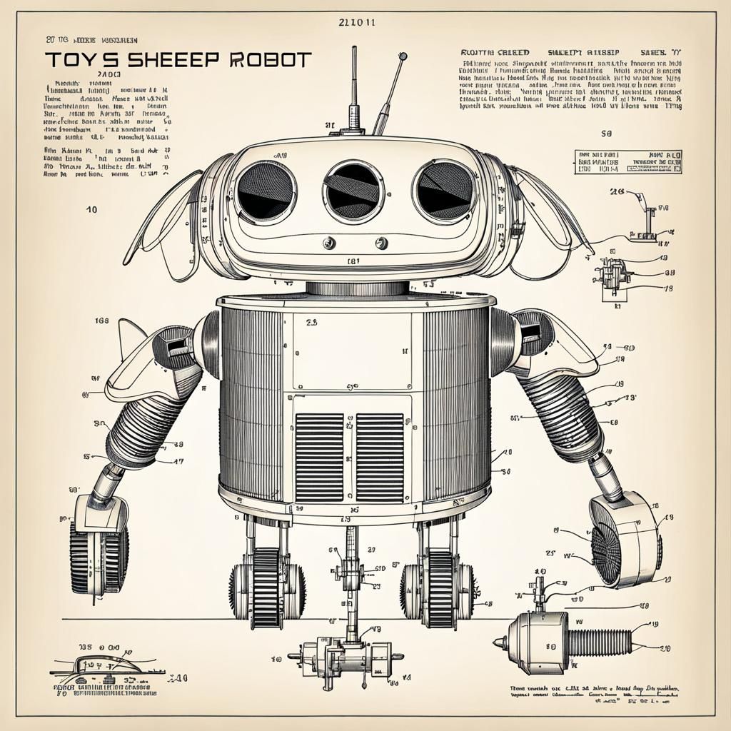 Toy Sheep Robot Patent Drawing