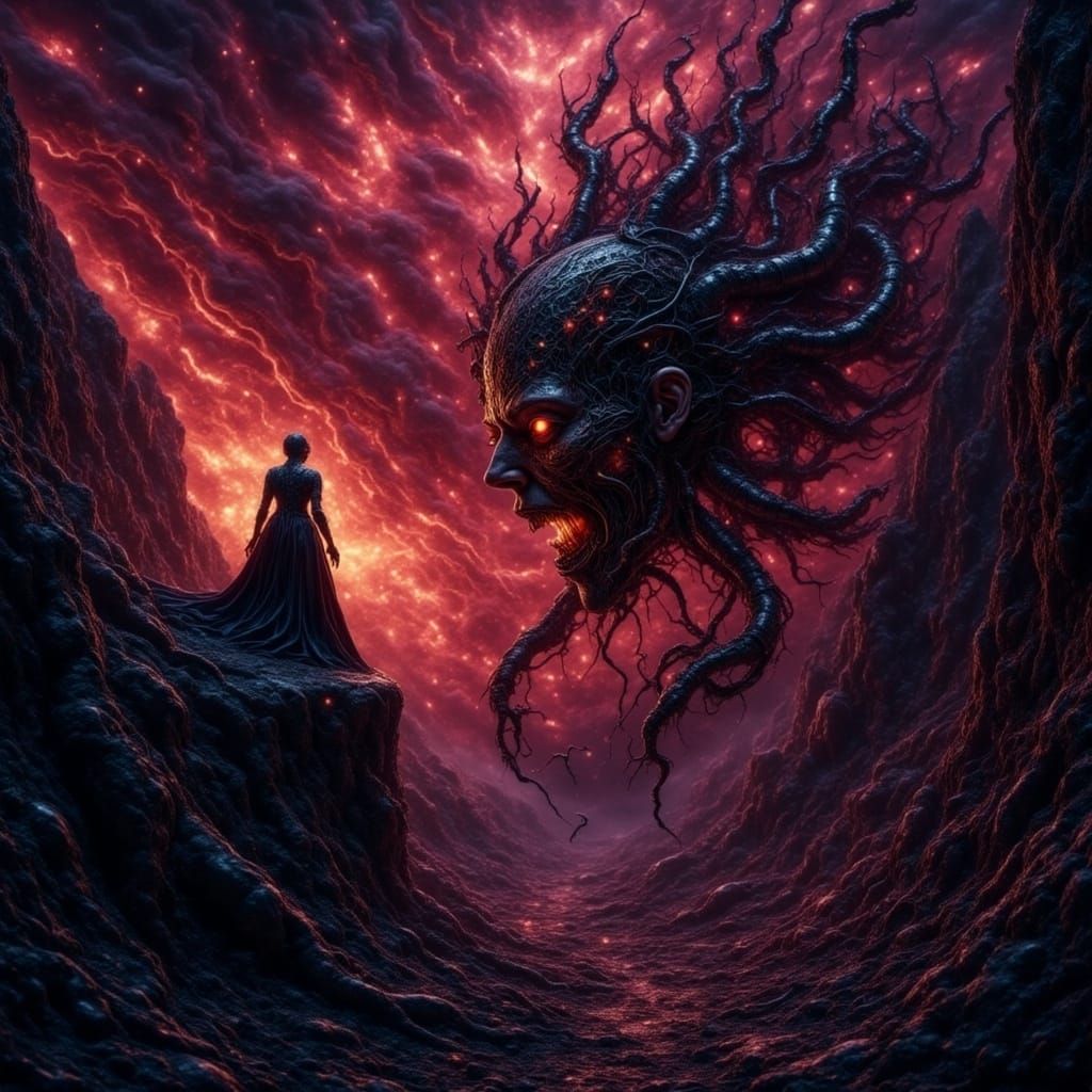 Ethereal Vampire at the Precipice of Doom