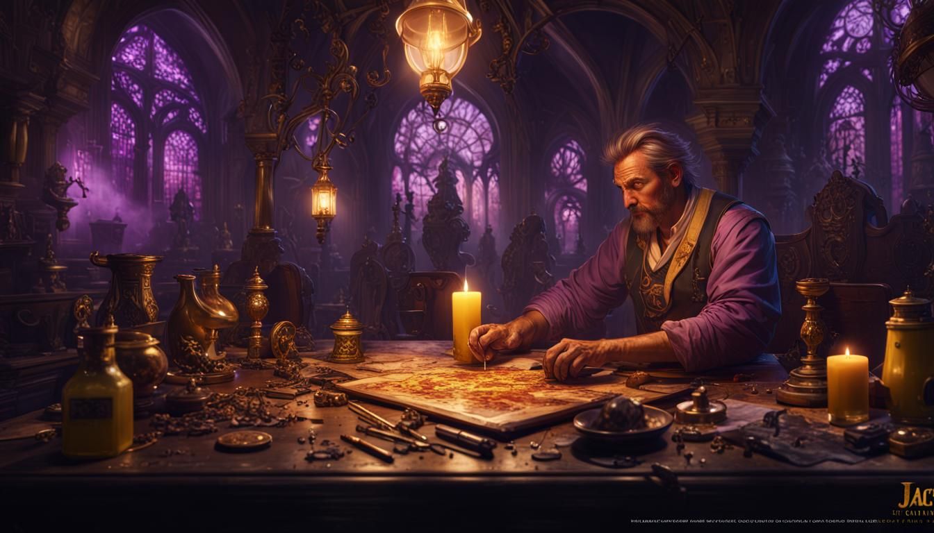 Dark Fantasy Jack of All Trades Concept Art